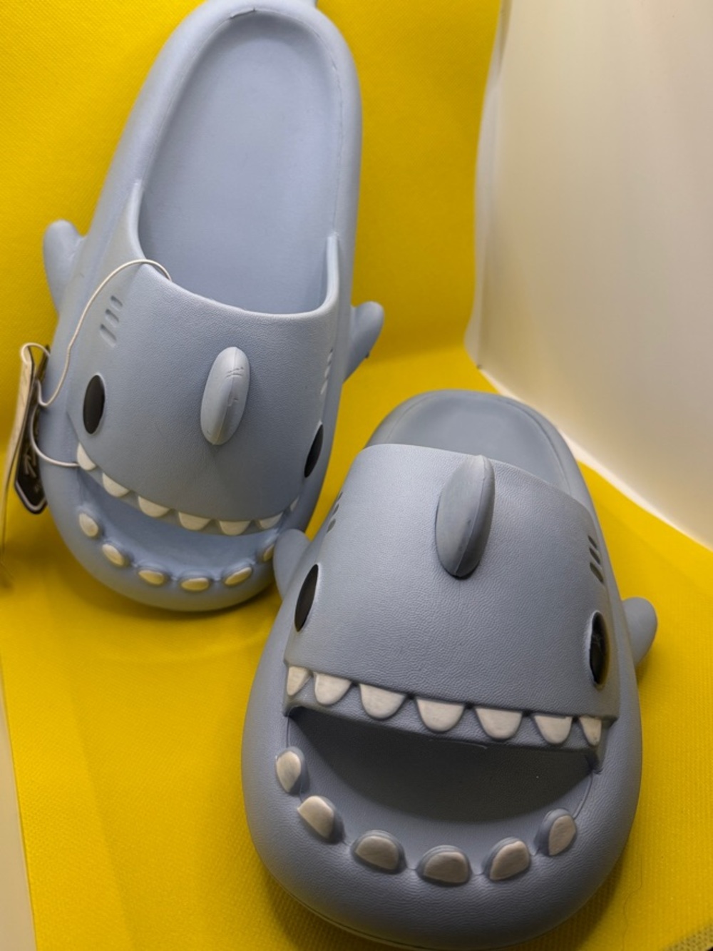 Shark Slides in Light Blue Women’s 38-39